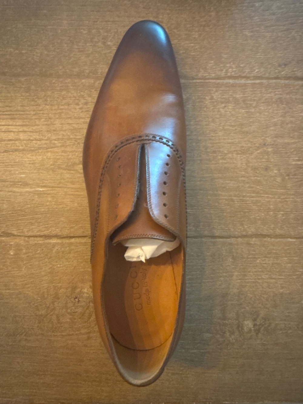 NEW NIB Gucci Men's Lace-up Dress Shoe Betis Glamour Cuir EU 42 or US 9